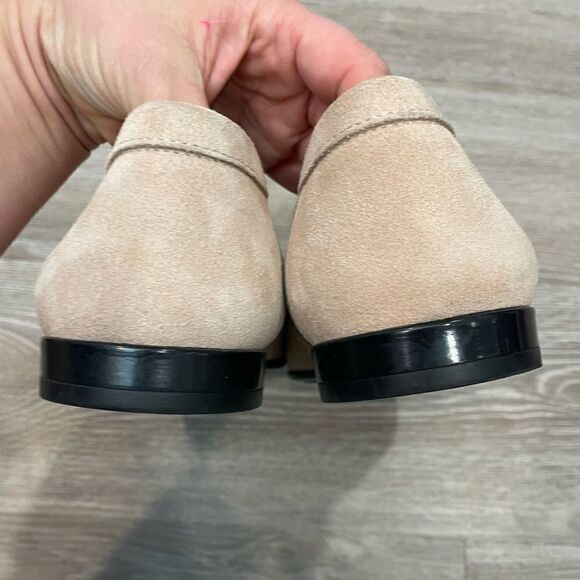 L’intervalle Fabio Pink Suede Loafer Boots Leather Made in Italy Sz 14 - Picture 6 of 9